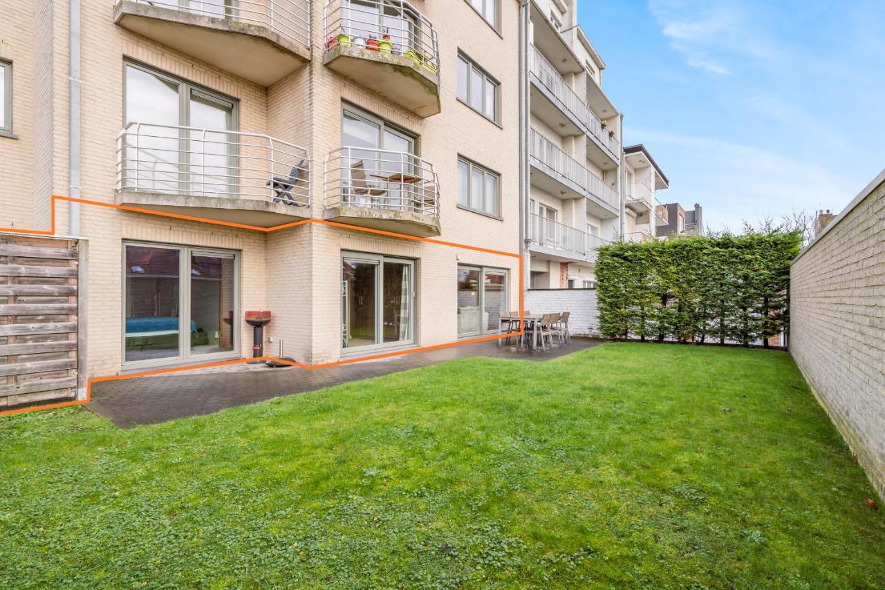 Luxury Apartment With Garden Close To The Beach Oostende Exteriör bild